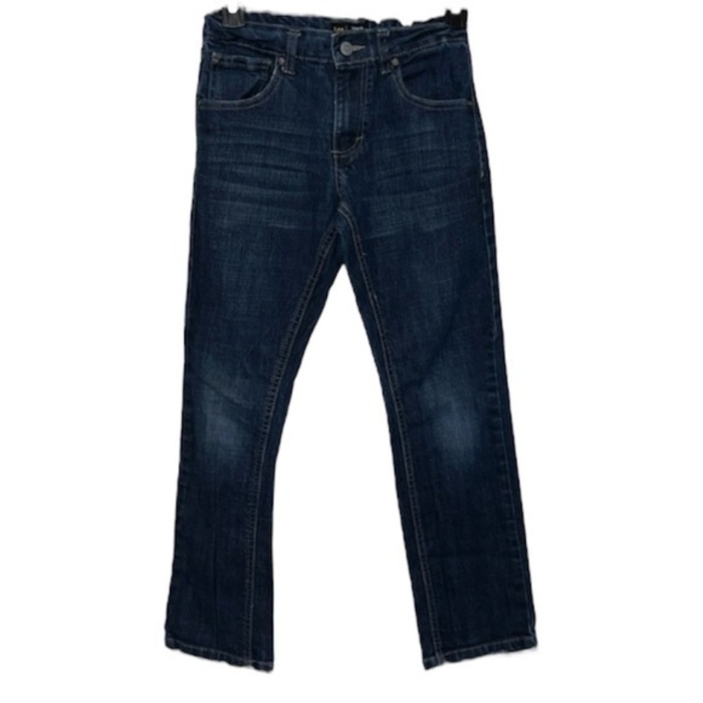 Lee Jeans Boys Size 12 Slim Fit Tapered Leg dark blue